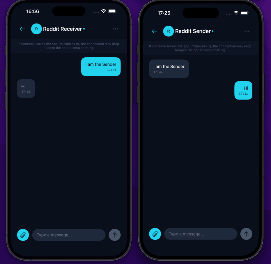 Loothy — conversación efímera iPhone a iPhone sin cuenta